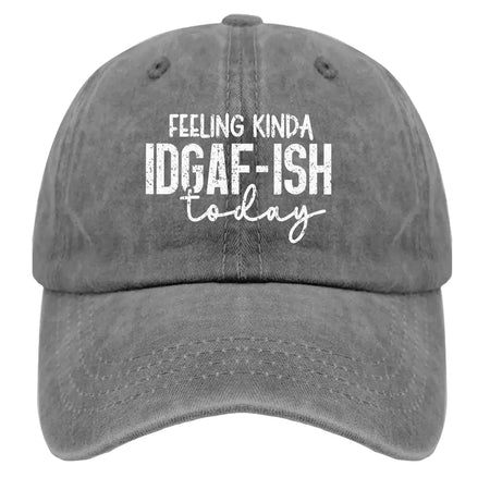 Feeling Kinda Idgaf Today Trucker Hat Womens Men Sun Hats Baseball Caps Gifts for Man Sports Outdoor