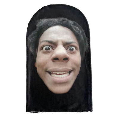 Fashion Mask for 2026 Halloween Cosplay Headwear Hip Hop Hood Hat Headgear 3D Celebrity Face Mask Elastic Mesh
