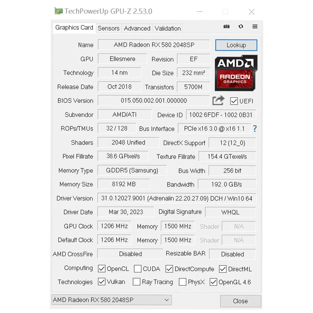 Graphics Card SOYO New AMD Radeon RX580 8G GDDR5 Memory 256Bit PCIE3.0x16 Gaming GPU Cards for Desktop Computers RX580
