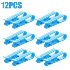 36/2pcs Garbage Bin Fixed Clip Waste Basket Rubbish Bag Anti-Slip Holder Clamp Snack Bag Sealing Clips Kitchen Storage Organizer