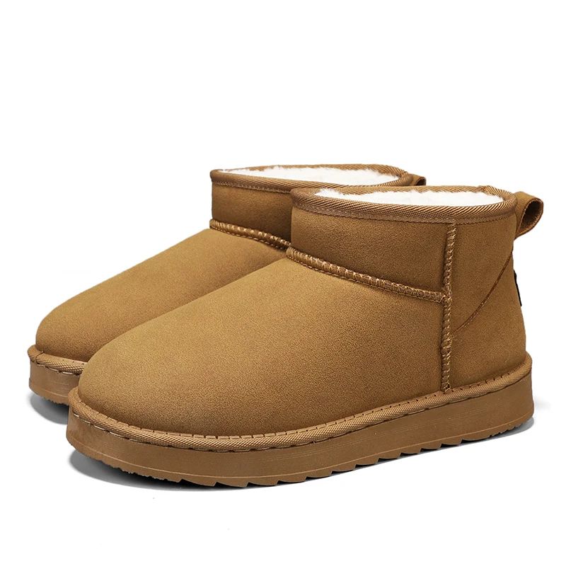Mens Shoes Classic Top Quality Suede Leather Ankle Boots 2025 Winter Snow Boots for Men New Fashion Australia Boots 36-45
