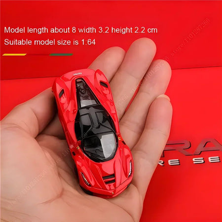 Bburago 1:64 Ferrari Enzo Replica Car Model Scale F40 F50 458 488 296 Diecast Traffic Miniature Art Figure Kid Boy Toy