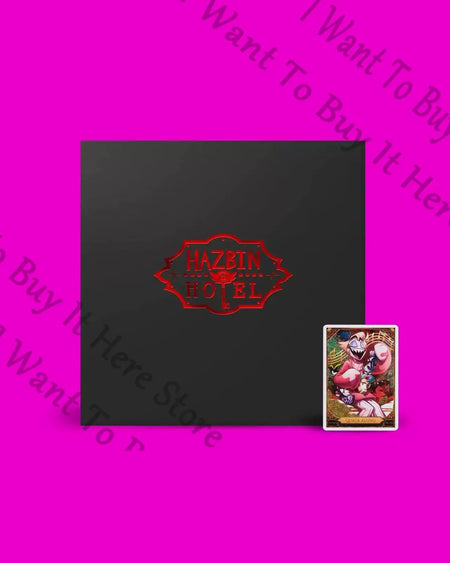 Hazbin Hotel Lucifer Morningstar Alastor Vox Sir Pentious Angel Dust Cosplay Anime Vinyl Record Genuine Gramophone Records Fans
