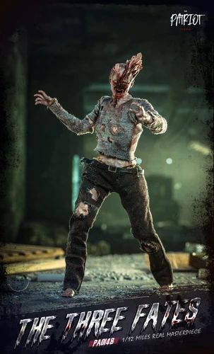 In Stock Patriot The Last of Us Clicker Three Destiny Zombie 1/12 Cloth Robe Action Figure Toy Gift Series Collection