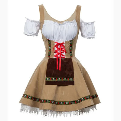 Oktoberfest Costume for Women German Bavarian Traditional Dirndl Dress Octoberfest Festivals Beer Girl Costume