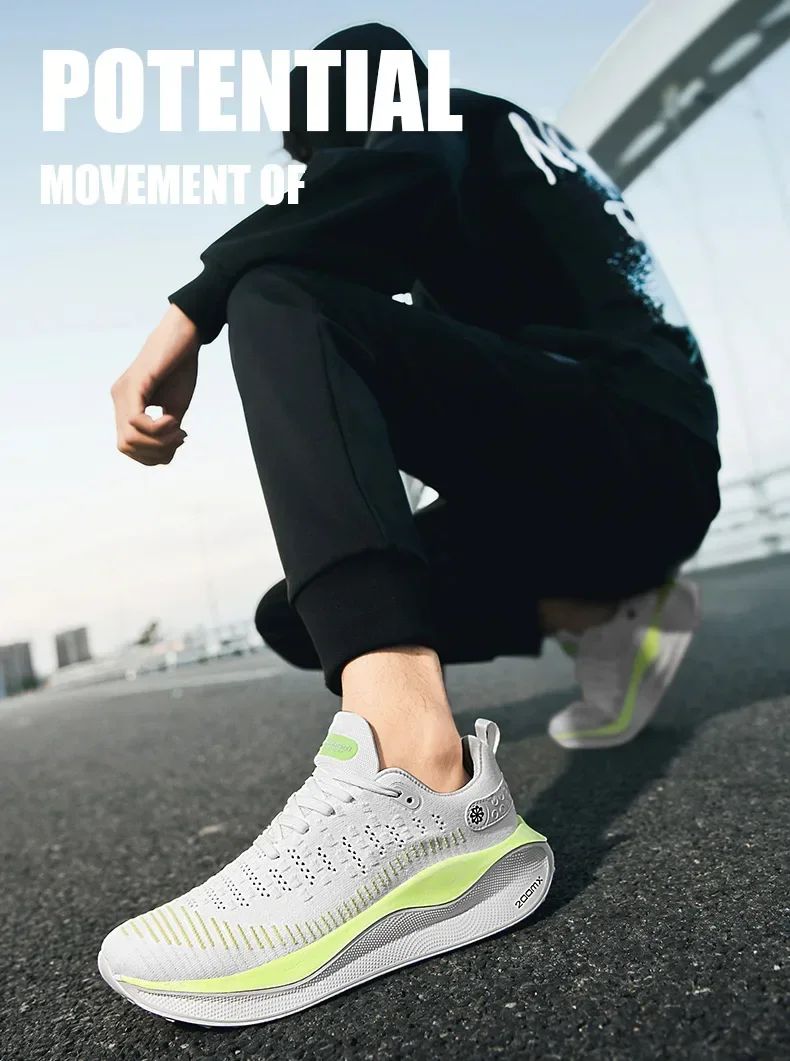 Sneakers Women Mesh Comfort Tennis Shoes 2024men Running Carbon Plate Cushioning Sports Training Jogging Shoes Unisex