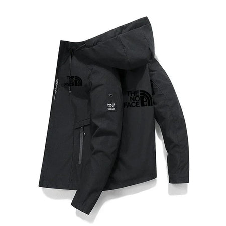 2025 Spring and Autumn men's outdoor sports coat top Windproof zipper jacket Casual quality hooded baseball jacket
