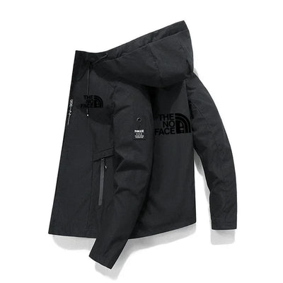 2025 Spring and Autumn men's outdoor sports coat top Windproof zipper jacket Casual quality hooded baseball jacket