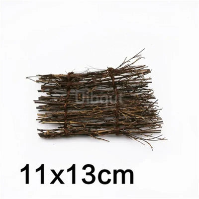 Vintage bamboo sushi dish bamboo fence Japanese Korean fence plate Cuisine Sushi Boats Bamboo Creative Exquisite Sushi Tools