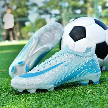 New Men Football Boots Cleats Grass Adult Soccer Shoes Ankle Sport Training Outdoor Ultralight Non-Slip Futsal Comfortable