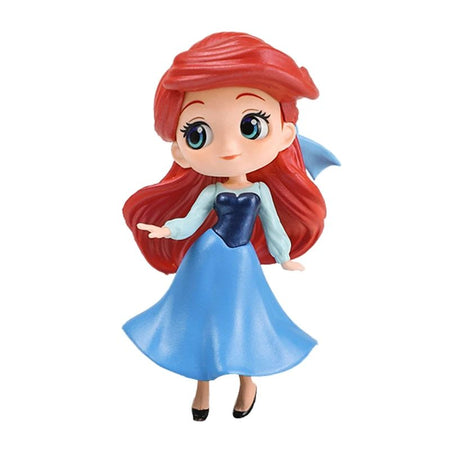 Bandai Original Disney Anime Figure Sitting Villain Doll Q Version Kids Toys Home Decoration Girl'S Birthday Model Cute Toy Gift