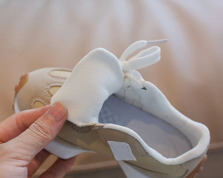 Children's Spring New Leather Upper Sneakers Kids Non-Slip Casual Shoes Boys Girls Soft Sole Students Tennis Toddler Sport Shoes
