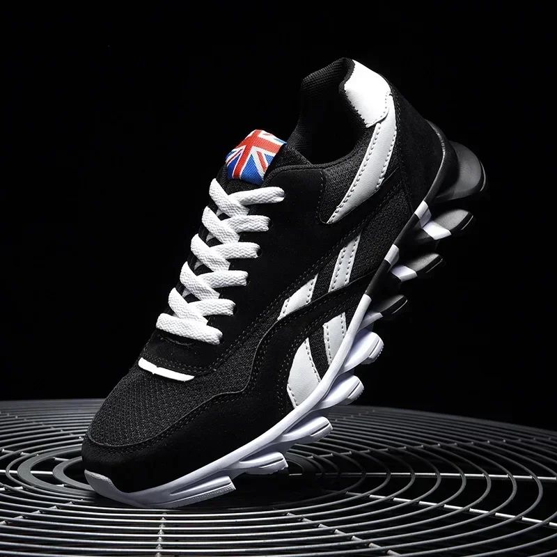 Brand Trend Size 46 47 48 Men's Wear-resistant Cushioning Thick-soled Fitness Sneakers Outdoor Breathable Running Shoes for Men