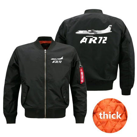 Military Outdoor The ATR72 Flight Aviation Pilots Men Ma1 Bomber Jacket Baseball Windproof Coats