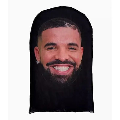 Fashion Mask for 2026 Halloween Cosplay Headwear Hip Hop Hood Hat Headgear 3D Celebrity Face Mask Elastic Mesh