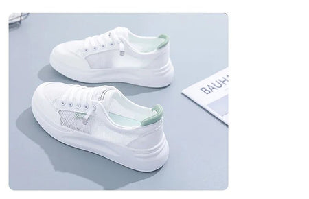 2024 White Tennis Athletic Woman Running Shoes Female Casual Sneaker Sports Comfortable Trend Loafers Skateboard Summer Leather