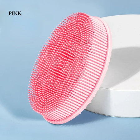 Silicone Body Brush Baby Shower Body Wash Sponge Dry Massage Bath Towel for BodyBas Body Wash Scrubber Brush Bath Back Scrubber
