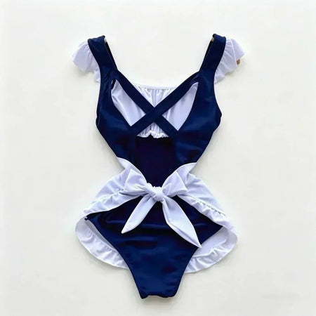 Role Student Complete Maid Cosplay School Costume Set Ruffle Cosplay Vacation Halloween Outfit Halter Dress Set Outfit Costume
