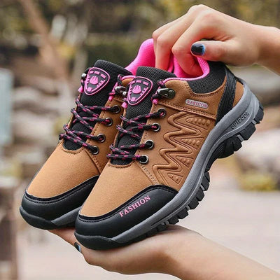 Women's Outdoor Sneakers Fashionable Non Slip Durable Hiking Shoes High-quality Design Platform Low Cut Casual Women's Shoe 2025