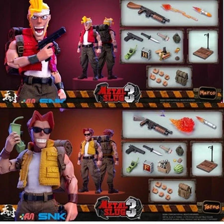 ?IN STOCK?TUNSHI Studio Original SNK Model Official Metal Slug 3 Marco Tarma Clark Still RALF JONES Rebel Soldier 1/12 Mecha Toy