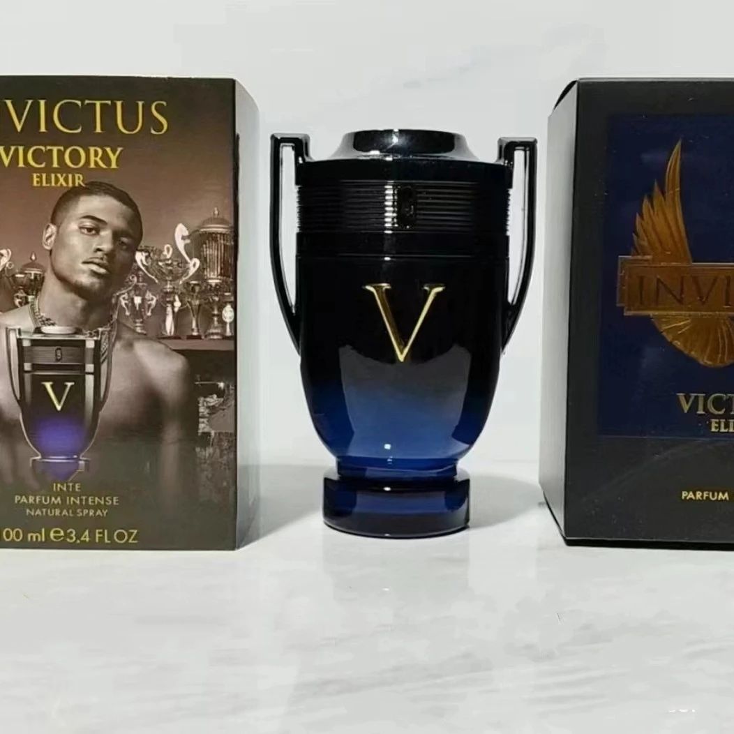 100ML Victory Men's Perfume EDP, Woody Aquatic Notes, Fresh Ocean Fragrance Spray Gift For Men 3.4 Oz Parfum Intense Cologne