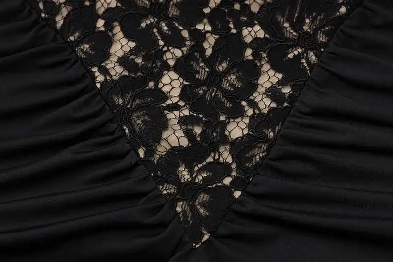 Mozision Lace Halter Backless Sexy Maxi Dress For Women Black Off-shoulder Strapless Sleeveless Bodycon Club Party Long Dress