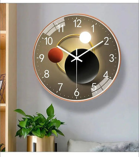 Mute Wall Clock Stereo Digital Scale Wall Clock Modern Minimalist Style Decorative Clock for bedroom study livingroom