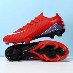 New Men Football Boots Adult Training Sport Soccer Shoes Cleats Boys Outdoor Long Spikes Non Slip Breathable Match Comfortable