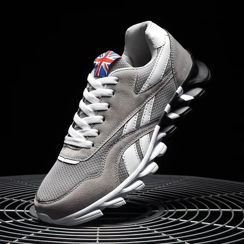 Brand Trend Size 46 47 48 Men's Wear-resistant Cushioning Thick-soled Fitness Sneakers Outdoor Breathable Running Shoes for Men
