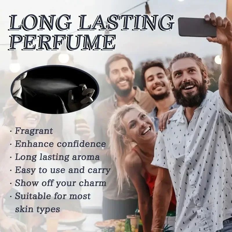 50ML Woody Men Perfume Spray Flirting Pheromone Long Lasting Irresistible Floral Vibrant Light Fragrance Gentleman Brand Perfume