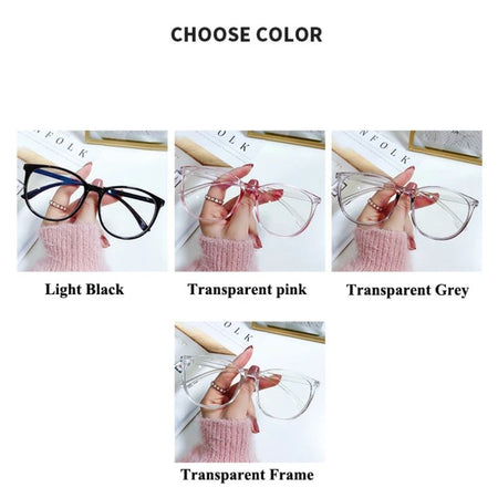 New Big Frame Anti-blue Light Near Sight Glasses Finished Myopia Glasses for Women Men Optical Prescription Eyewear 0 To -6.0