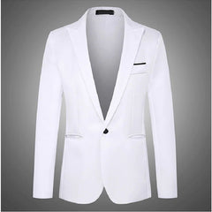 Autumn New Men's Casual Suit Casual Business Office Suit Jacket Solid Trendy Non-ironing Anti-wrinkle Slim Fit Men's Blouse