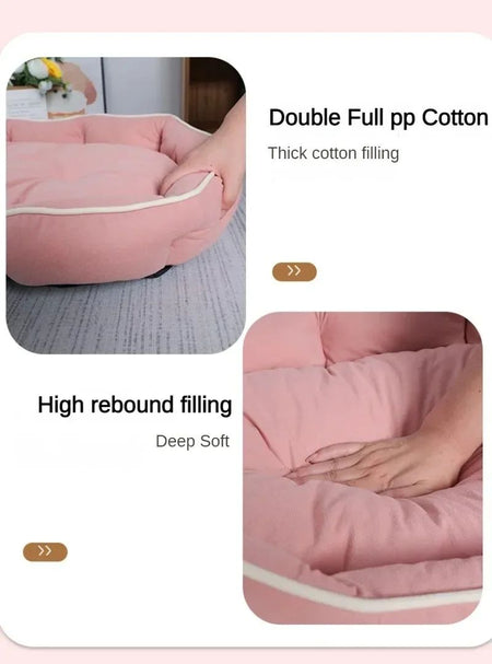 Winter Dog Cat Bed Pet Dog Sofa Bed Square Pet Dog Beds Bed For Large Pet Nest Kennel For Be Universal Custom Suede Dog Beds Mat