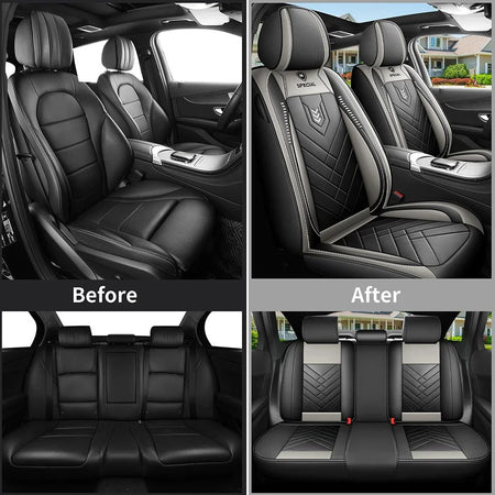 Car Seat Cushion Four Seasons Universal Artificial Leather Seat Cover 2026 Newly Upgraded Waterproof Seat Cover car accessories