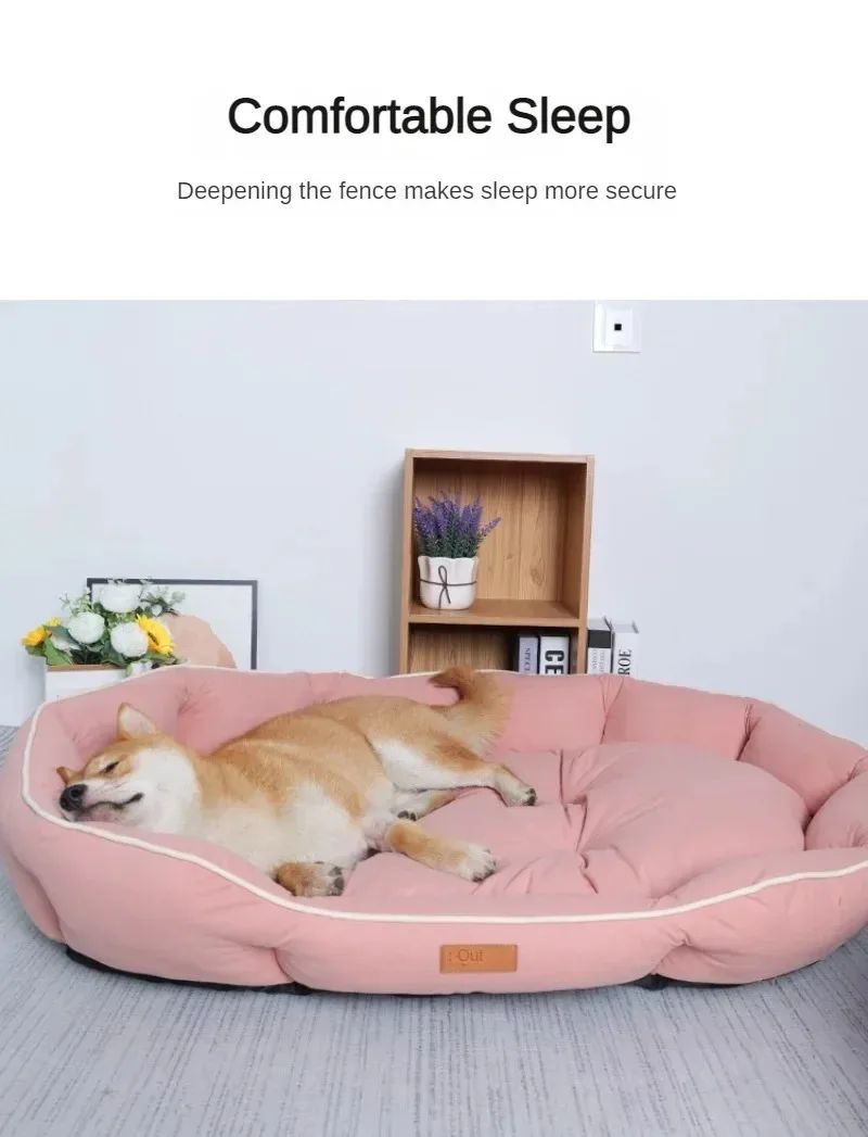 Winter Dog Cat Bed Pet Dog Sofa Bed Square Pet Dog Beds Bed For Large Pet Nest Kennel For Be Universal Custom Suede Dog Beds Mat