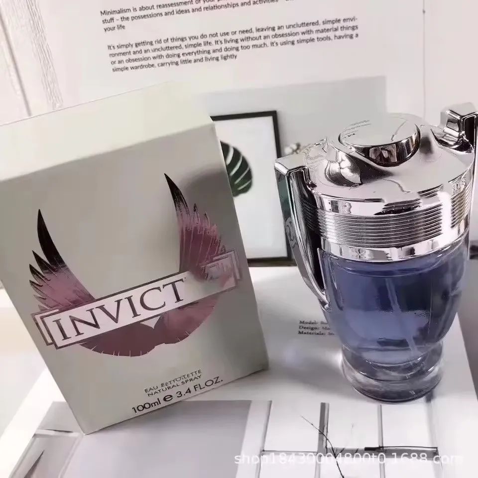 100ML Victory Men's Perfume EDP, Woody Aquatic Notes, Fresh Ocean Fragrance Spray Gift For Men 3.4 Oz Parfum Intense Cologne