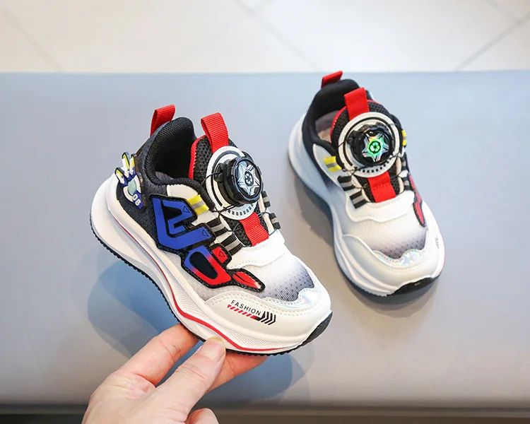 2025 Kids Breathable Mesh Sneakers | Non-Slip Soft Sole Outdoor Running Shoes for Boys Girls,