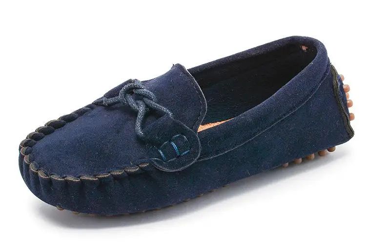 Children Loafers Shoes Boys Flat Sneakers Baby Kids Casual Shoes Toddler Girls Breathable Slip-on Shoes Soft Bottom Solid Color