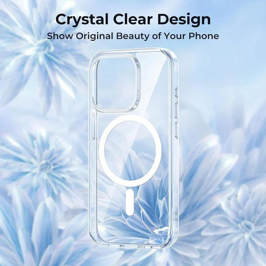 Magnetic Clear Case For APPLE iPhone 16 17 15 14 13 12 11 Pro Max 16 Plus 17 Air 16e Wireless Charging Compatible With Magsafe