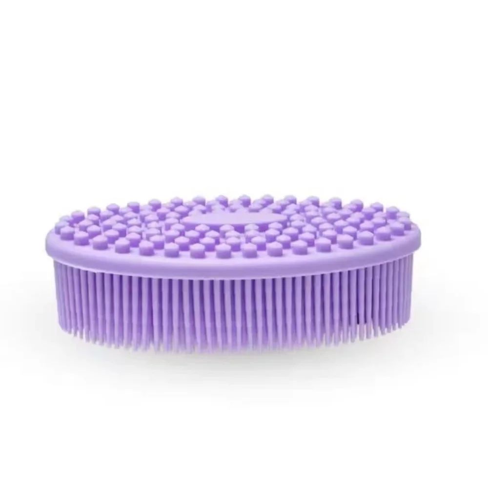 Silicone Body Brush Baby Shower Body Wash Sponge Dry Massage Bath Towel for BodyBas Body Wash Scrubber Brush Bath Back Scrubber