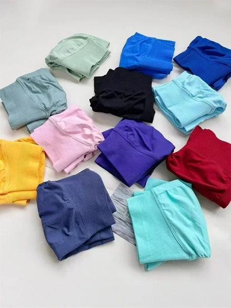 High Quality Women's Sports Stretch Fitness Shorts Yoga Training Running Pilates Tight Yoga Shorts