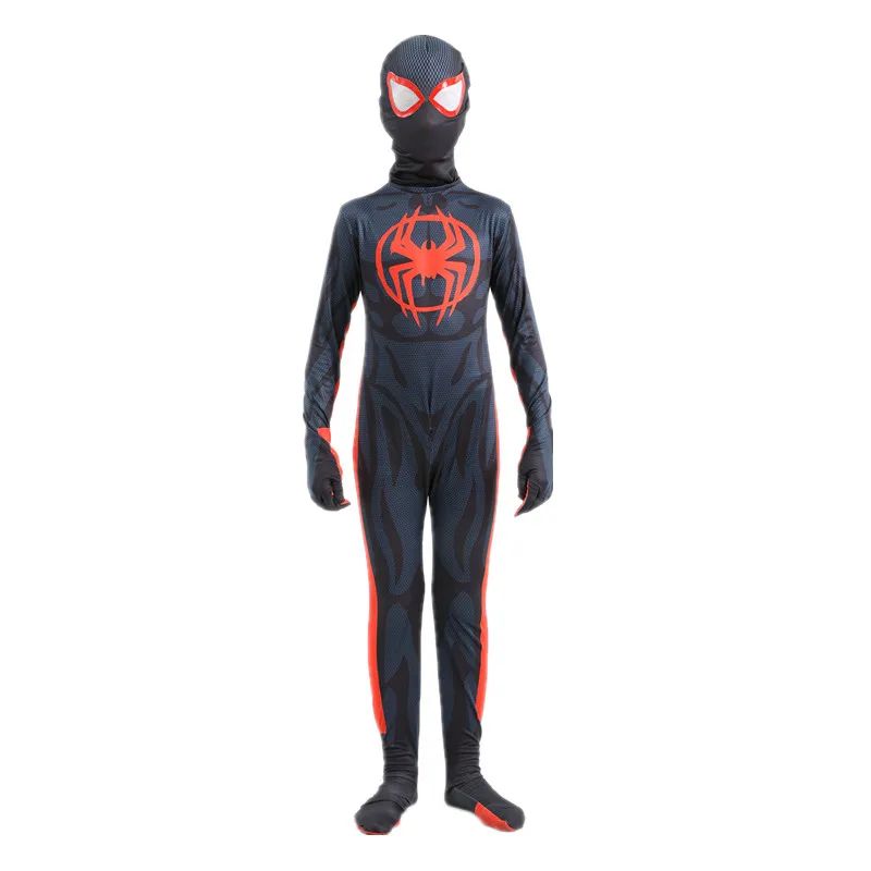 New Superhero Costume Fantasy Jumpsuit Suit Boys Movie Hero Cosplay Tights Halloween Mask Dress Up Party Performance Costume