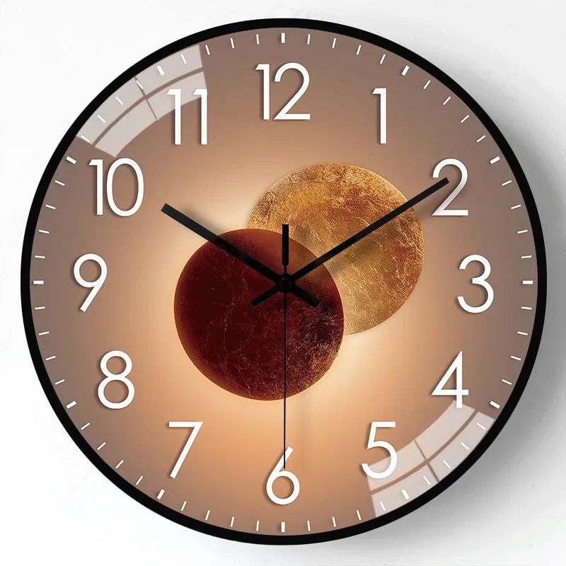 Mute Wall Clock Stereo Digital Scale Wall Clock Modern Minimalist Style Decorative Clock for bedroom study livingroom