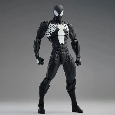 Original Mess Toys Spider Man Symbiote Spiderman Messtoys Black Suit Neighbor Scarlet Spider Anime Action Figure Gifts Toys