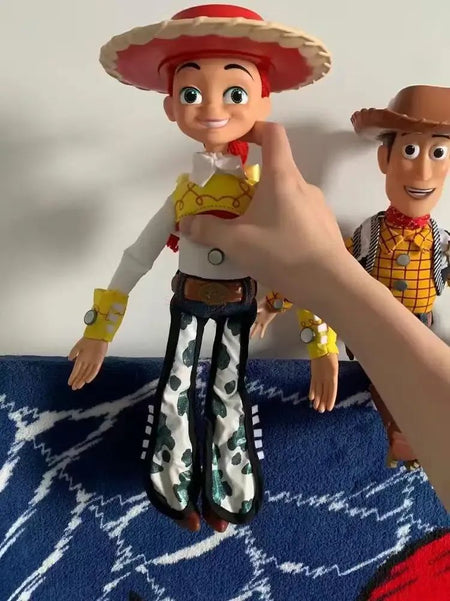 Anime Disney Toy Story 4 Talking Woody Buzz Jessie Rex Action Figures Anime Decoration Collection Figurine Toys Model For Gifts