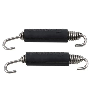 2PCS Stainless Steel Universal Motorcycle Muffler Exhaust Springs Hooks Front Middle Link Pipe Exhaust Connect Spring  Yoshimura