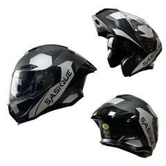 Flip up Motorcycle Helmet With Bluetooth Dual lens off-road Racing helmet Cascos para moto Motorbike Helmet DOT Approved For BMW