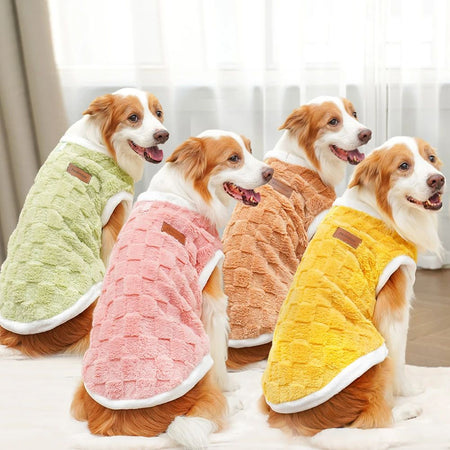 Pet Accessories Winter Dog Clothes for Dogs S-6XL Warm Dogs Coat Schnauzer Pug Clothing Sweatshirts Casual Dog Cat Clothing