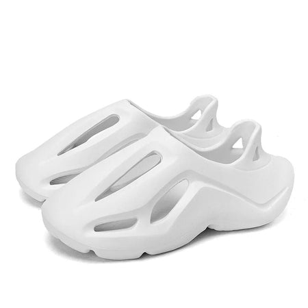 Adult EVA Sandals Injection Molded Men's and Women's Casual Beach Shoes Soft and Non Slip Slippers 36-47