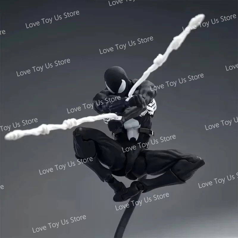 Original Mess Toys Spider Man Symbiote Spiderman Messtoys Black Suit Neighbor Scarlet Spider Anime Action Figure Gifts Toys